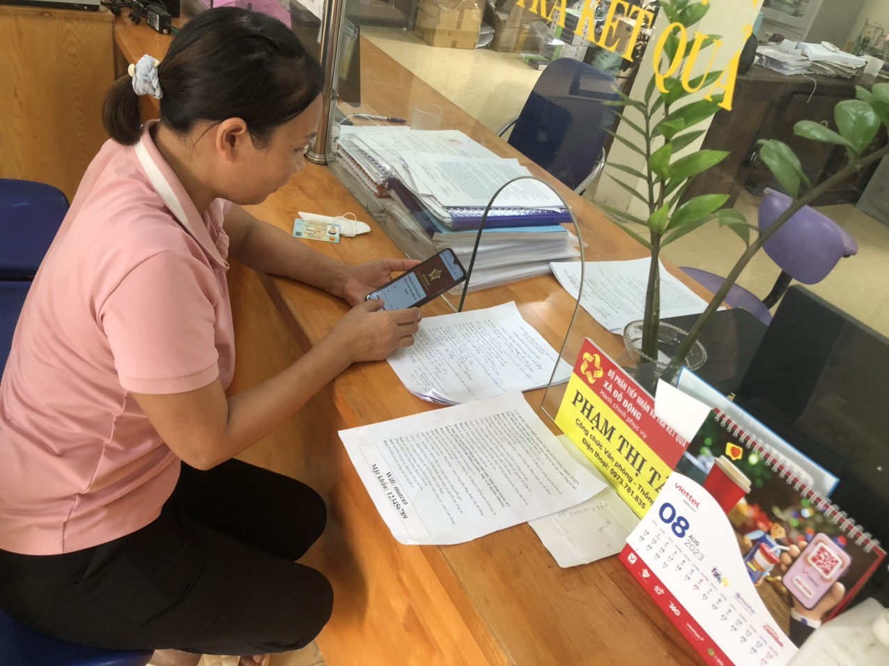 Kết quả tiếp nhận và trả kết quả giải quyết TTHC 9 tháng đầu năm 2024 trên địa bàn xã Đỗ Động
